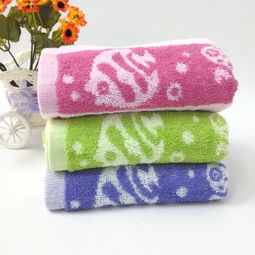 【厂家直供】高阳弱捻纱卡通毛巾，蝶祎日用品淘宝热销背后的品质与趣味